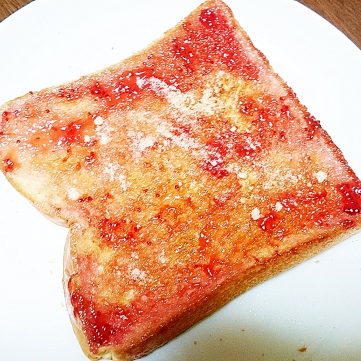 ジャムが苦手な人必見 二度焼きイチゴジャムトースト レシピ 作り方 By かわいい無料イラストフリー素材ベクターデータ 楽天レシピ